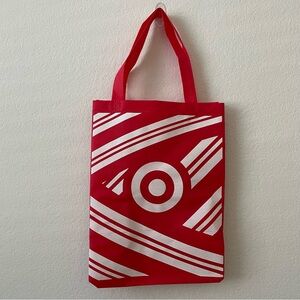 TARGET | Reusable Holiday Candy Cane Pattern Shopping Tote Bag